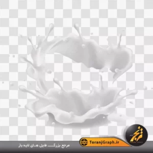 وکتور لایه باز شیر بدون پس زمینه