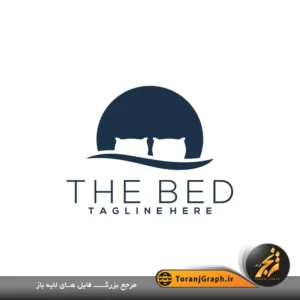 لوگوی لایه باز کالای خواب بصورت وکتور