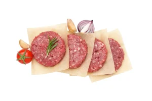 عکس گوشت چرخ شده با سیر گوجه فرنگی و سبزی