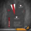 دانلود کارت ویزیت کت و شلوار