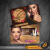 کارت ویزیت لایه باز سالن زیبایی و آرایشگاه زنانه